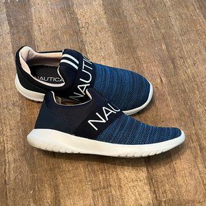 Nautica Women Fashion Sneaker Jogger Comfort Running Shoes Canvey Navy 8.5